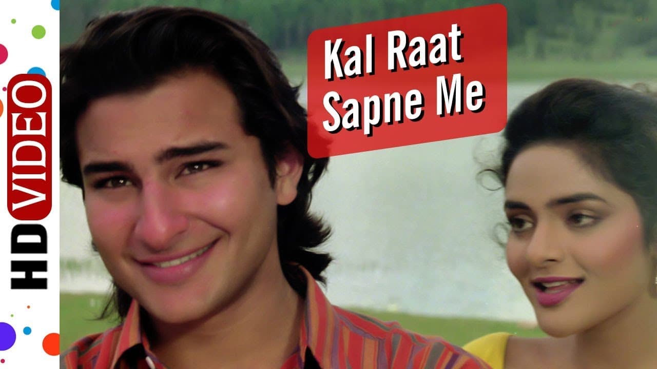 Kal Raat Sapne Mein | Udaan (1997) Song | Saif Ali Khan | Madhoo | 90s Kumar Sanu song | Alka Yagnik