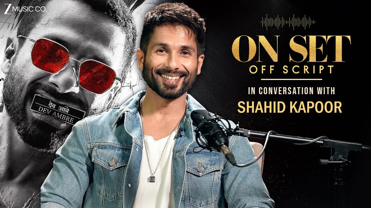 Candid Conversation with Shahid Kapoor | On Set Off Script | Yashasvi Acharya