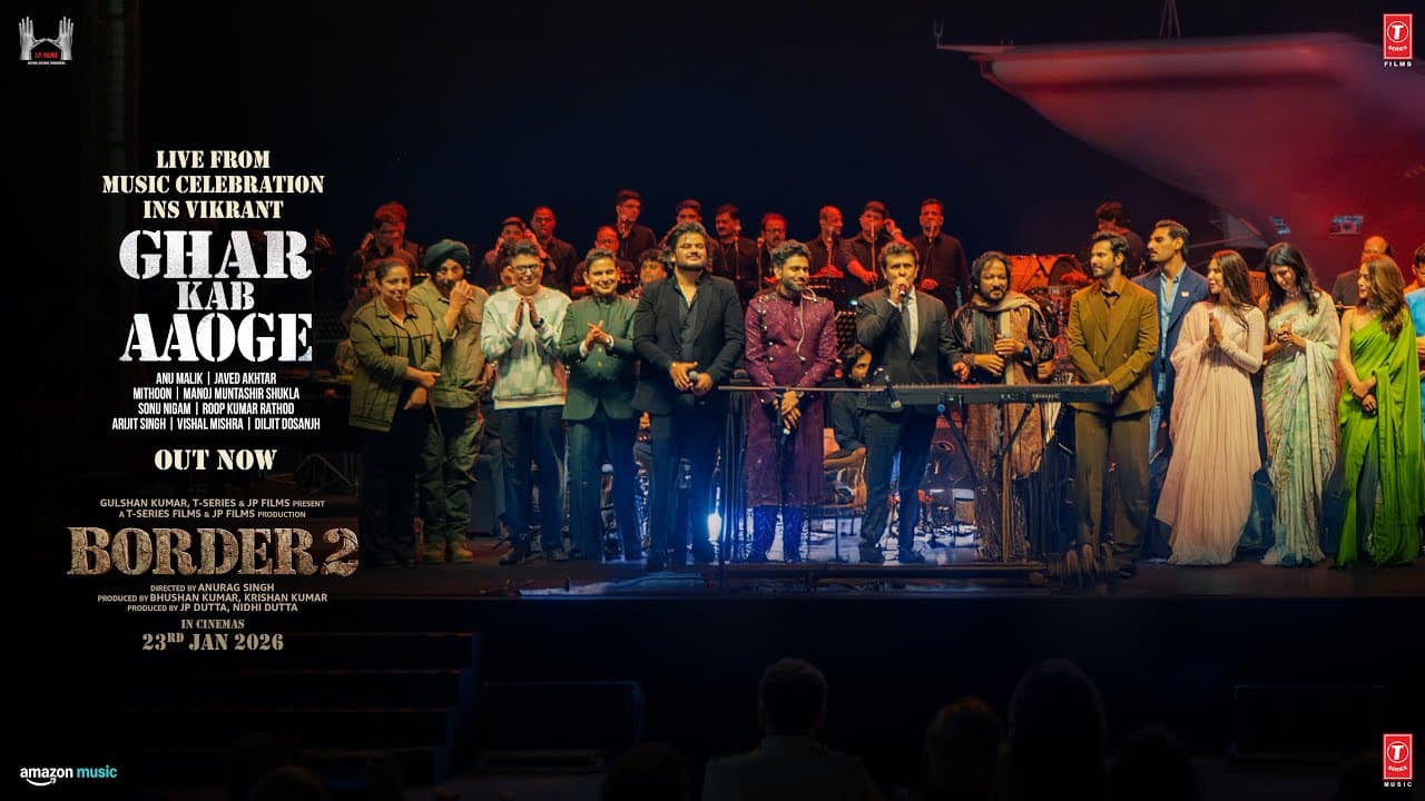 Ghar Kab Aaoge - Live at INS Vikrant | BORDER 2 | Sunny D | Anu, Mithoon, Sonu N, Roop KR, Vishal M