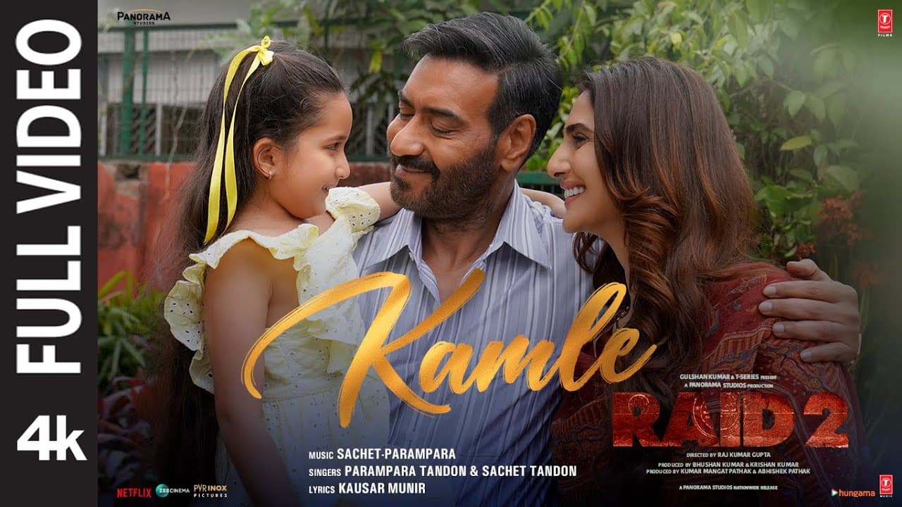 KAMLE (Full Video): Ajay Devgn | Vaani Kapoor | Sachet - Parampara, Kausar M | Bhushan K | RAID 2