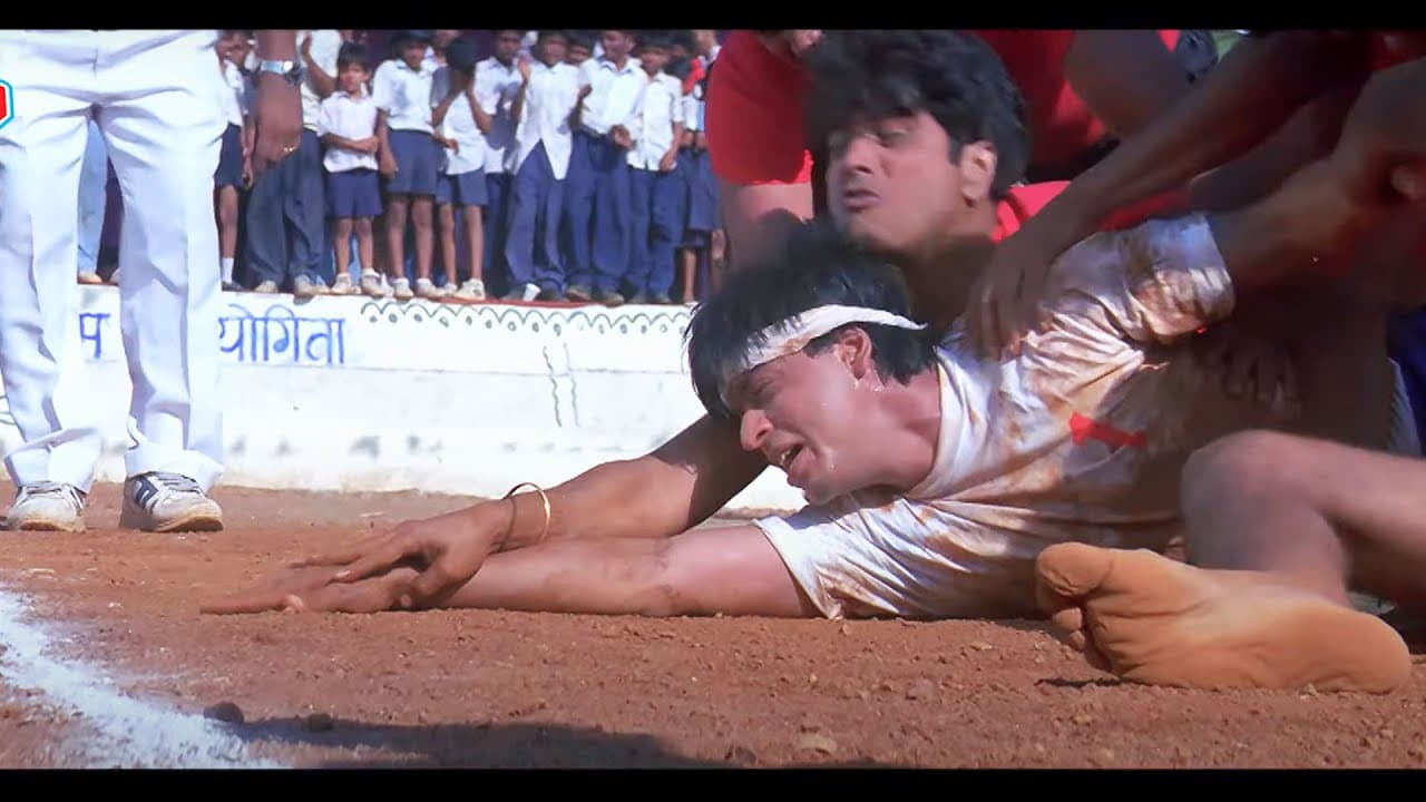 गंगा से शादी करने के लिए कबड्डी का मैच जीतना होगा - शाहरुख़ खान - महिमा चौधरी - ज़बरदस्त सीन