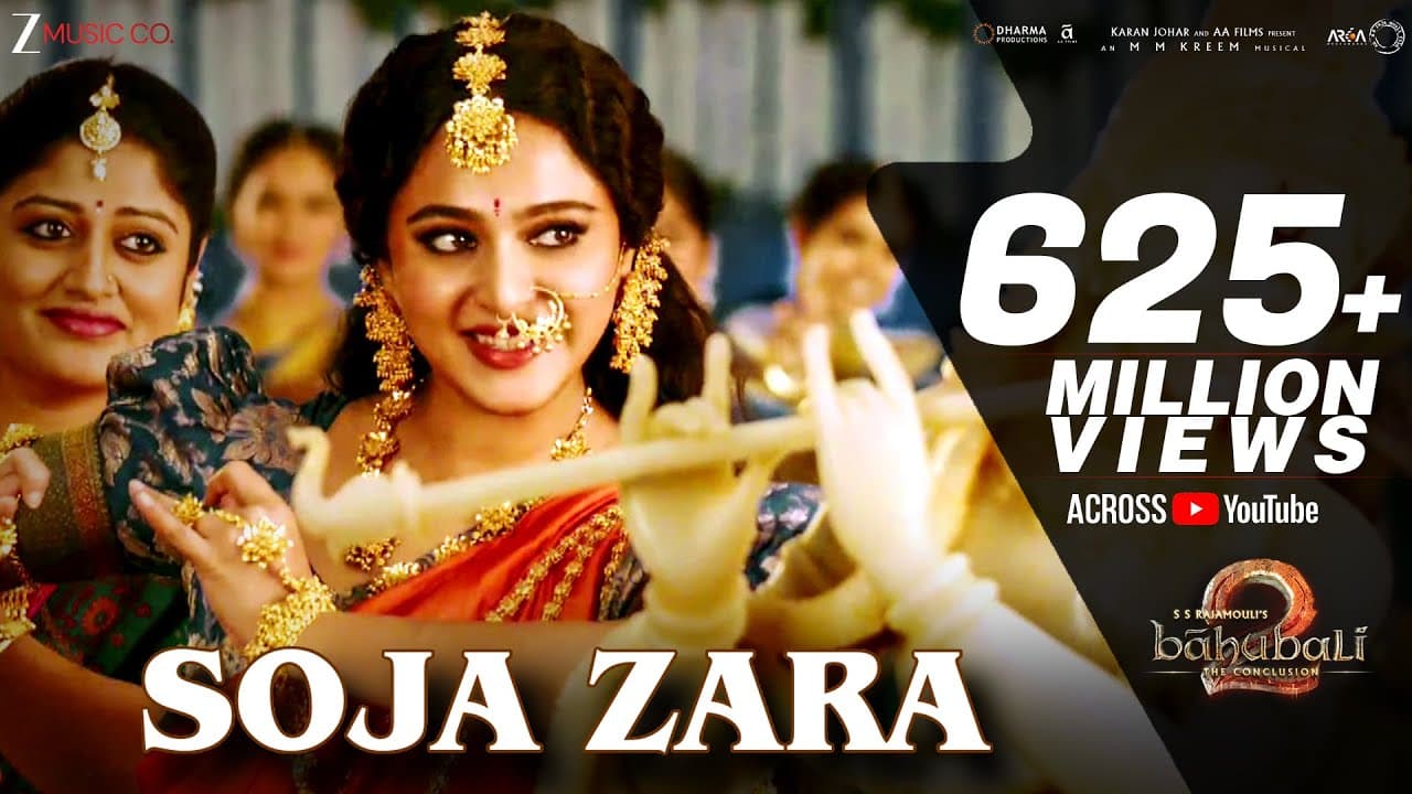 Soja Zara | Baahubali 2 The Conclusion | Anushka Shetty & Prabhas | Madhushree |M.M.Kreem , Manoj M
