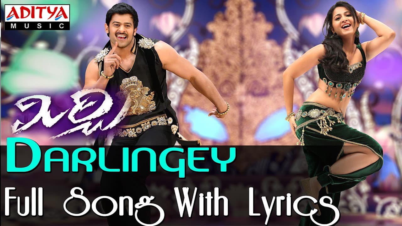 Darlingey Full Song With Lyrics  || Mirchi  || Prabhas, Anushka Shetty || Devi Sri Prasad