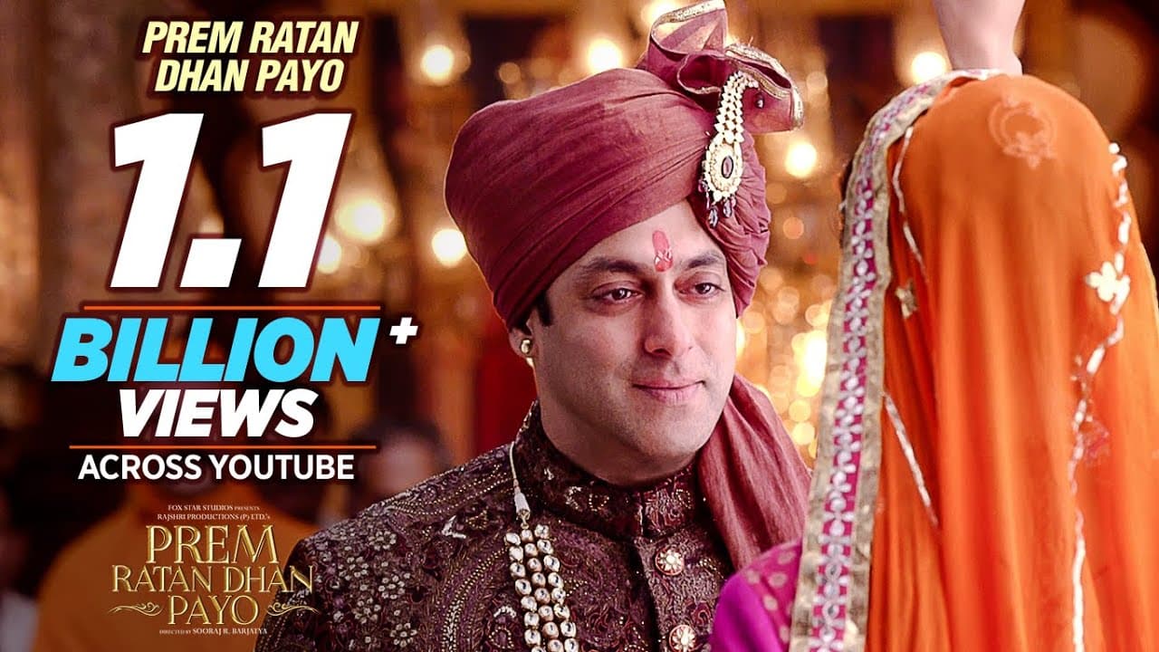 'PREM RATAN DHAN PAYO' Title Song (Full VIDEO) | Salman Khan, Sonam Kapoor | Palak Muchhal T-Series