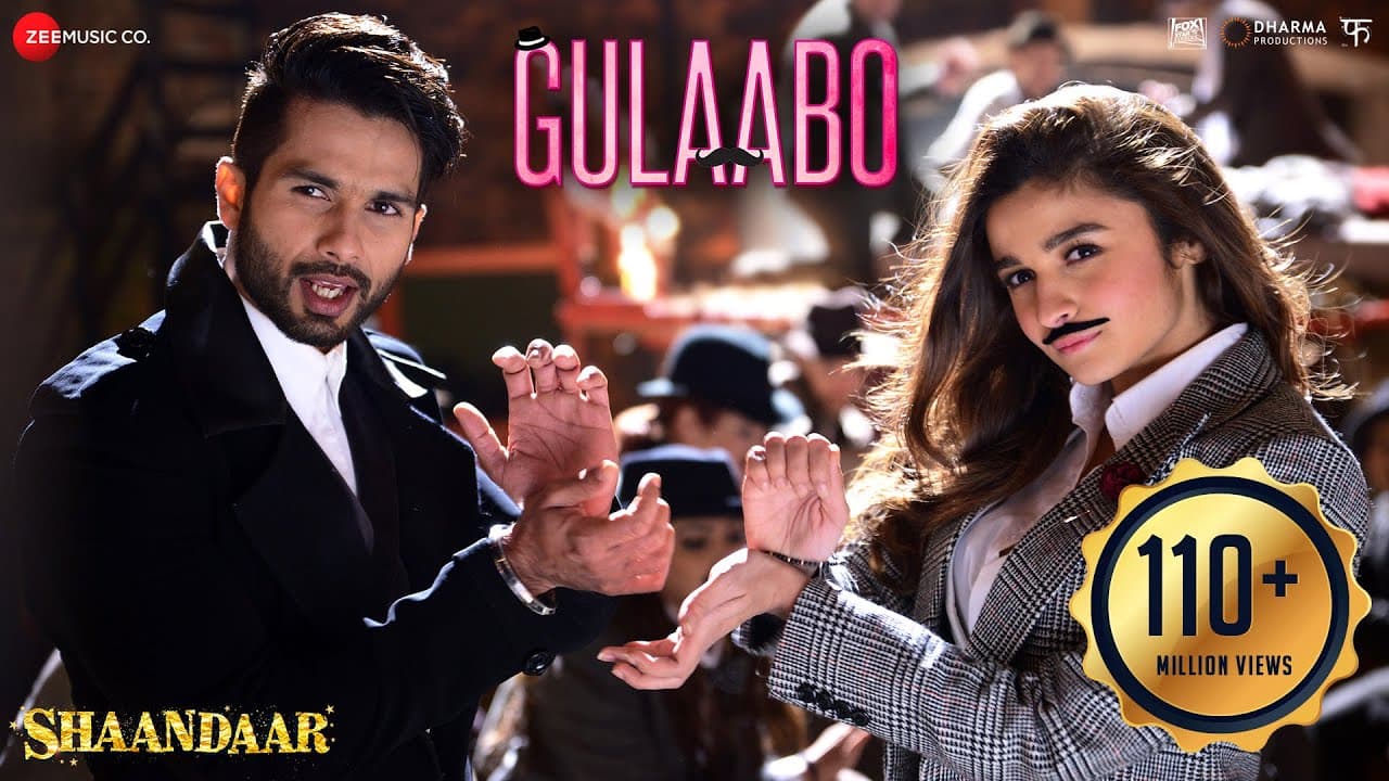 Gulaabo - Full Video| Shaandaar | Alia Bhatt & Shahid Kapoor | Vishal Dadlani | Amit Trivedi