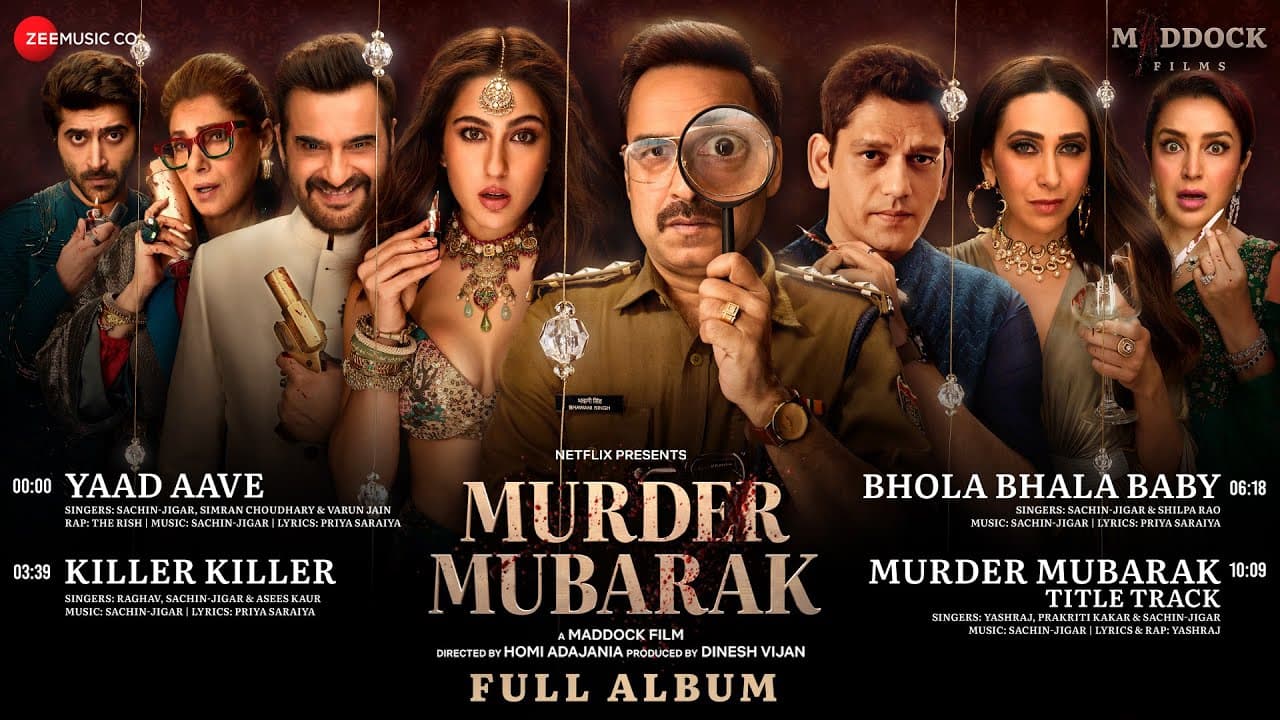 Murder Mubarak - Full Album | Sara Ali Khan, Vijay V, Karisma K, Sanjay K, Pankaj T | Sachin-Jigar