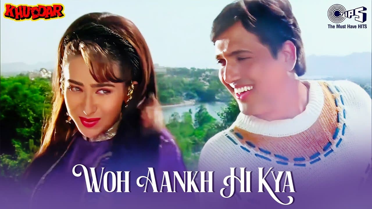 Woh Aankh Hi Kya | Khuddar | Govinda, Karisma Kapoor | Sonu Nigam | 90's Hits | Anu Malik | 90s