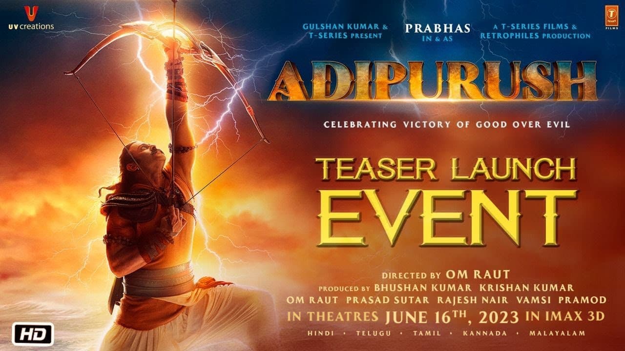 Adipurush Teaser Launch Event Live | Prabhas | Kriti Sanon | Saif Ali Khan | Om Raut | T-Series