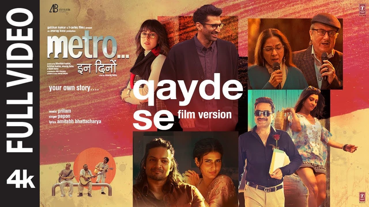 Qayde Se - Film Version (Full Video) | Papon | Metro…In Dino |Pritam |Amitabh B |Anurag B |Bhushan K