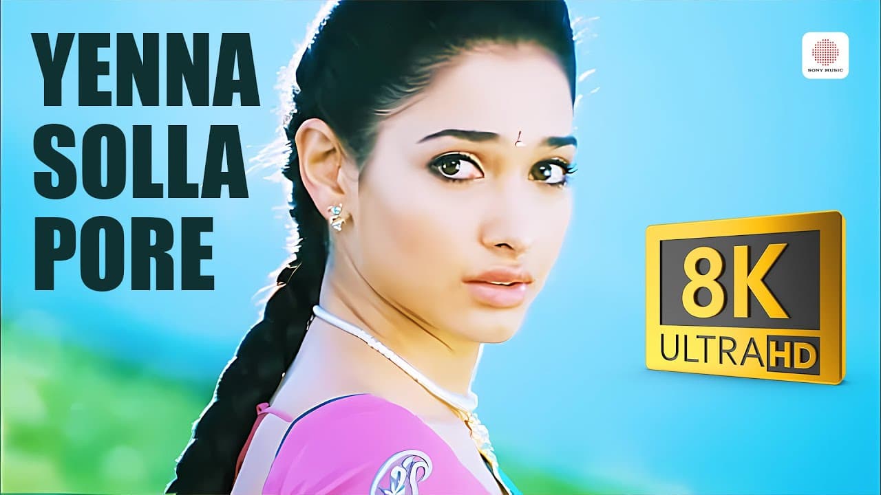 Yenna Solla Pore 8K/4K Video Song | Venghai | Dhanush, Tamannah | Devi Sri Prasad