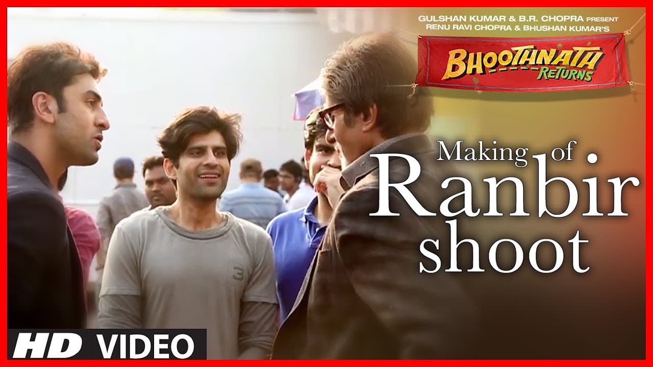 Ranbir Kapoor Shooting for Bhoothnath Returns | Exclusive Video