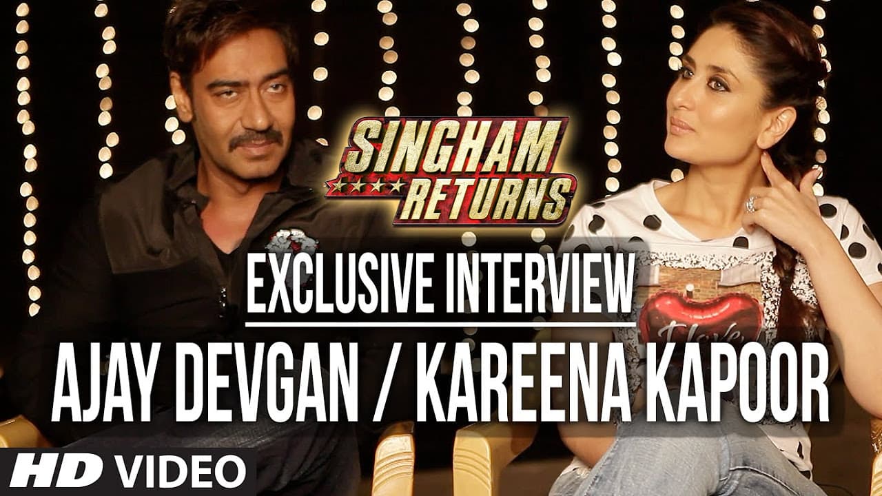 Exclusive Interview: Ajay Devgan and Kareena Kapoor Khan | Singham Retunrs