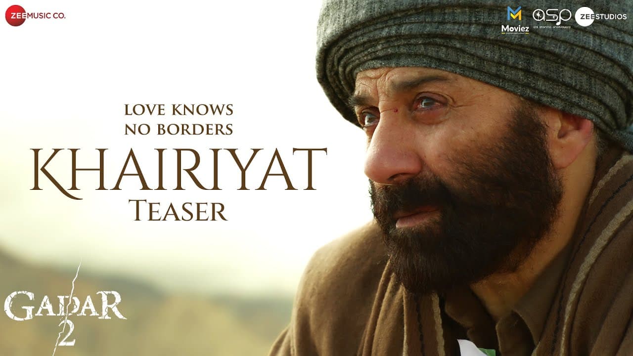 Khairiyat - Teaser | Gadar 2 | Sunny Deol, Ameesha Patel, Utkarsh S| Mithoon, Arijit Singh, Sayeed Q
