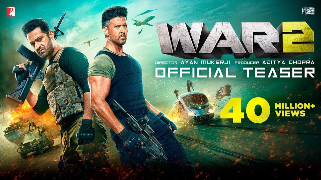 WAR 2 | Official Teaser | Hrithik Roshan | NTR | Kiara Advani | Ayan Mukerji | YRF Spy Universe