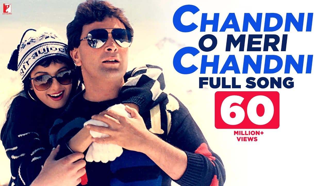 Chandni O Meri Chandni | Full Song | Chandni | Sridevi, Rishi Kapoor | Jolly Mukherjee | Shiv-Hari