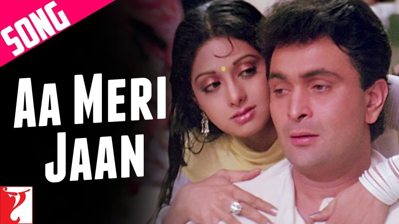 Aa Meri Jaan Song | Chandni | Rishi Kapoor | Sridevi | Lata Mangeshkar | Shiv-Hari | Anand Bakshi
