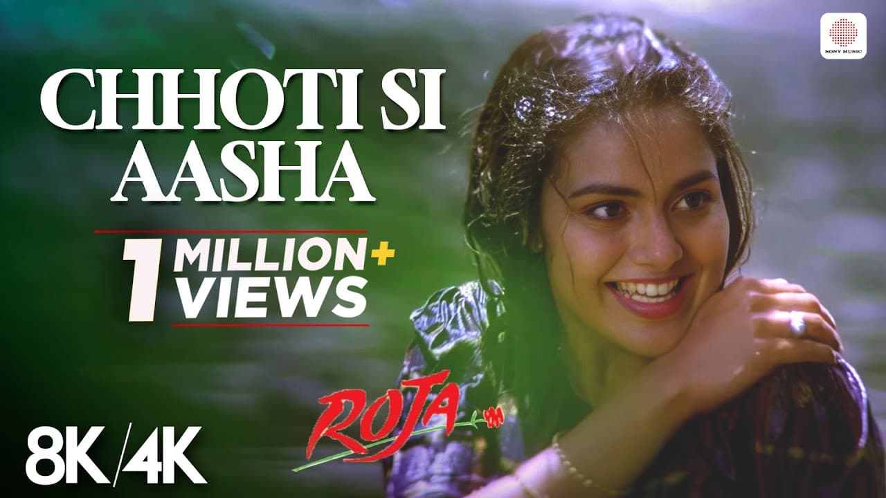 Chhoti Si Aasha - 8K/4K Music Video | Roja | Madhoo | Minmini | Best Of A.R. Rahman