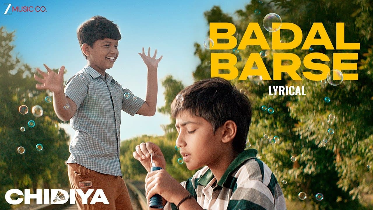 Badal Barse | Chidiya | Vinay Pathak, Amruta Subhash | Divya Kumar | Shailendra Barve | Lyrical