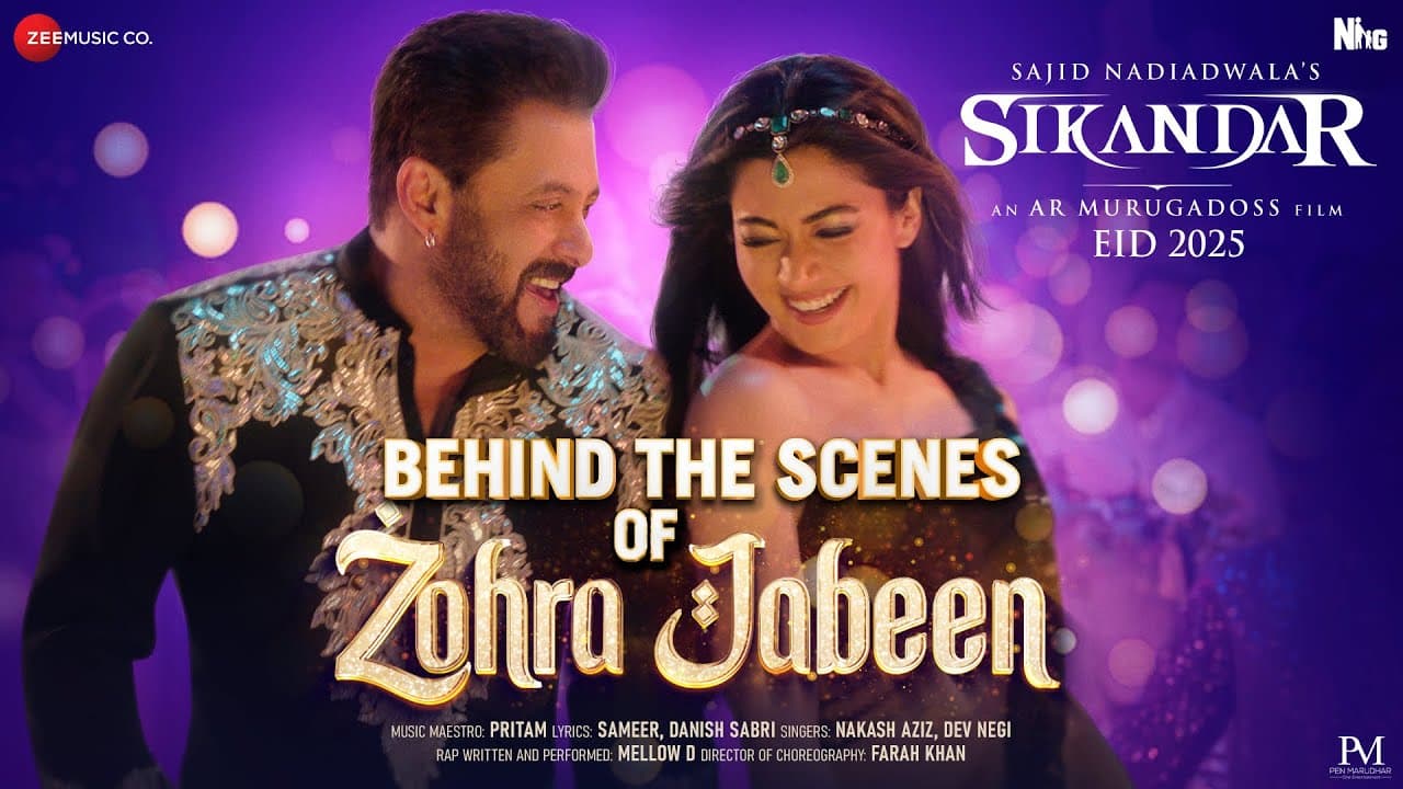Zohra Jabeen - Making | Sikandar | Salman Khan, Rashmika | Pritam | Nakash Aziz, Dev Negi, Mellow D