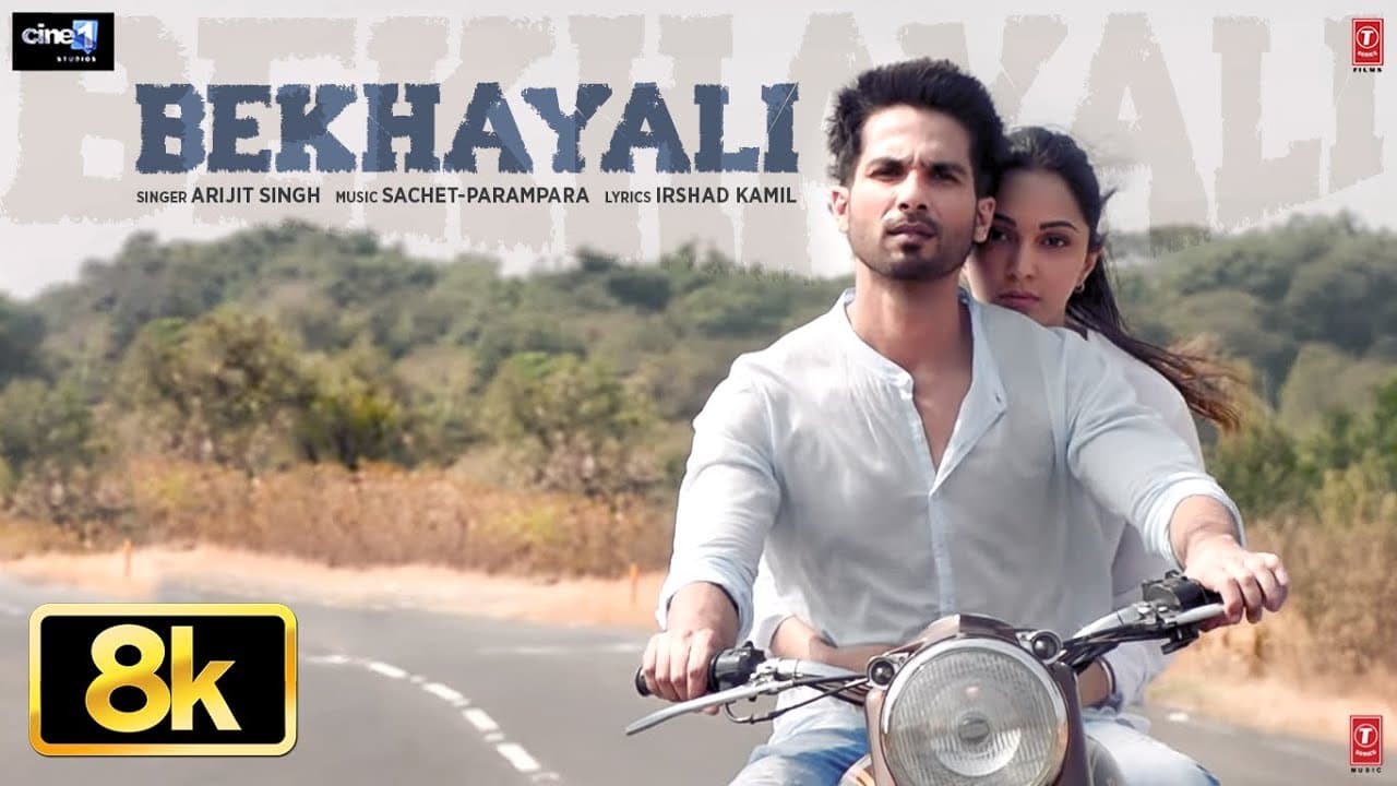 Bekhayali 8K Full Song | Kabir Singh | Arijit Singh | Shahid K,Kiara A | Sandeep V |Sachet-Parampara
