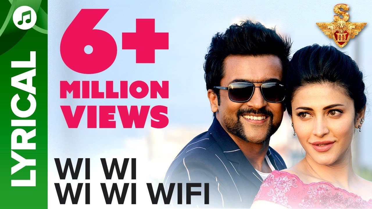 Wi Wi Wi Wi Wifi - Lyrical Video | S3 | Suriya | Anushka Shetty | Shruti Haasan | Harris Jayaraj