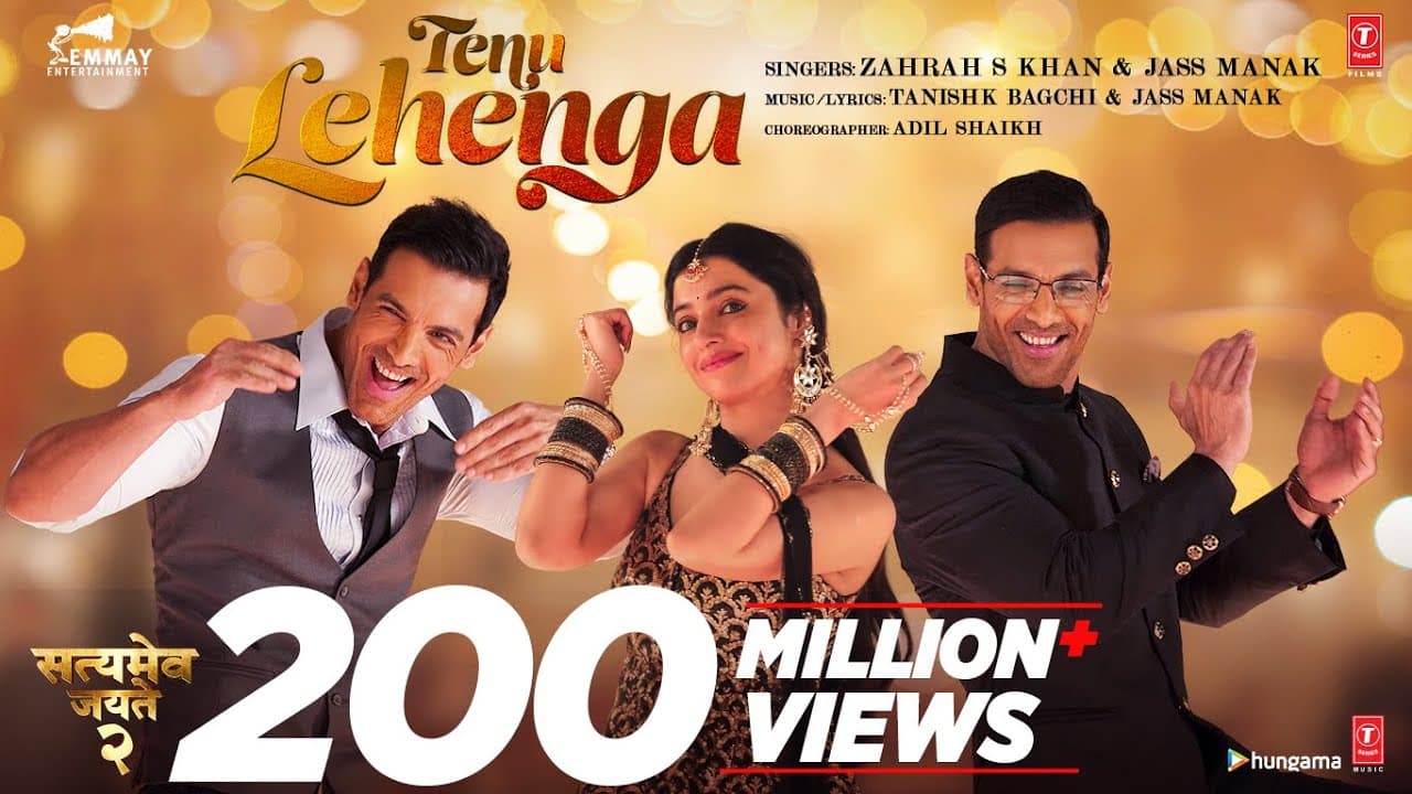 Tenu Lehenga Song: Satyameva Jayate 2 | John A, Divya K |Tanishk B, Zahrah SK, Jass M|In Cinemas Now