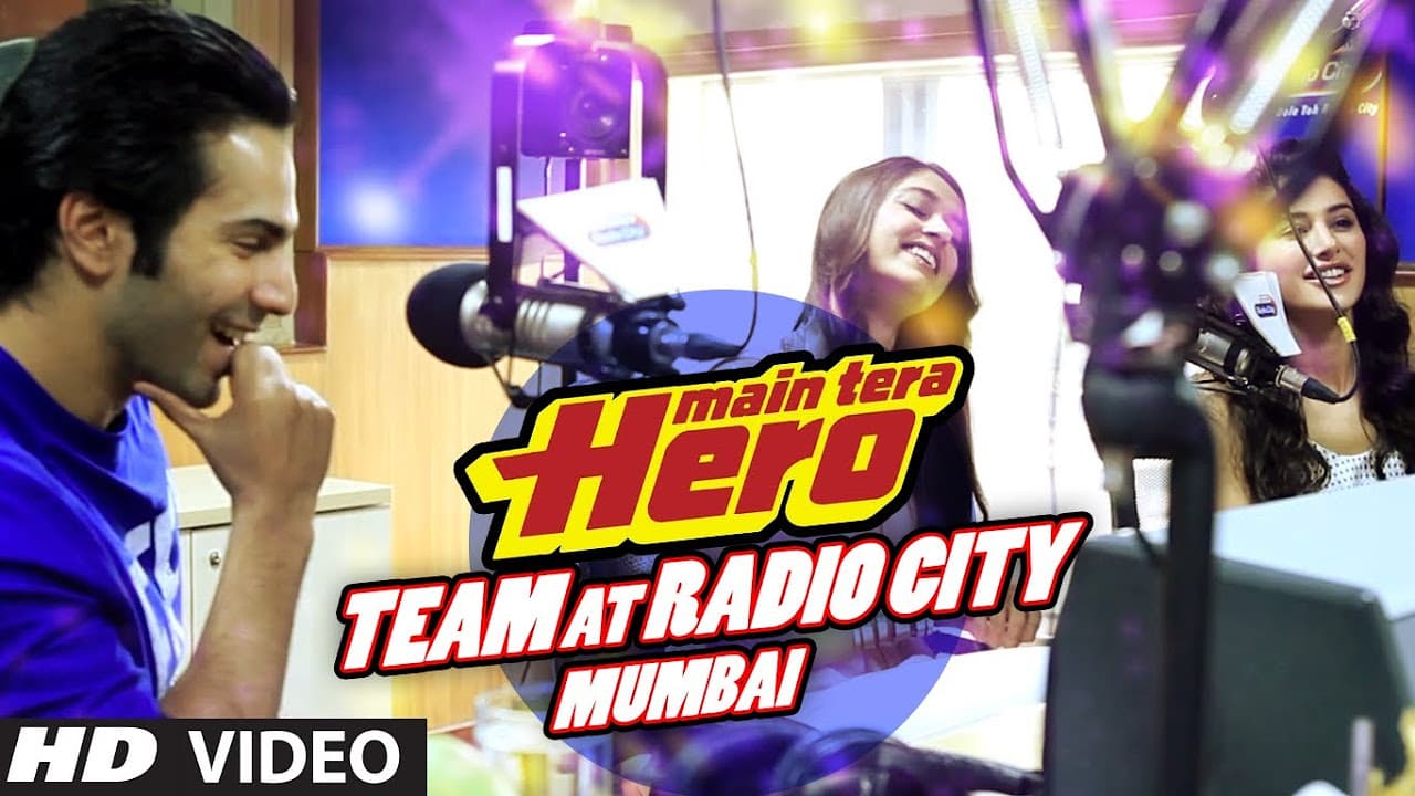 Main Tera Hero Team at Radio City (91.1) FM | Varun Dhawan, Ileana D'Cruz, Nargis Fakhri