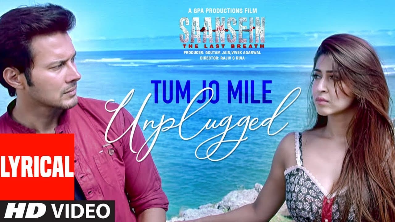 TUM JO MILE UNPLUGGED Full Lyrical Song | SAANSEIN | Rajneesh Duggal, Sonarika Bhadoria