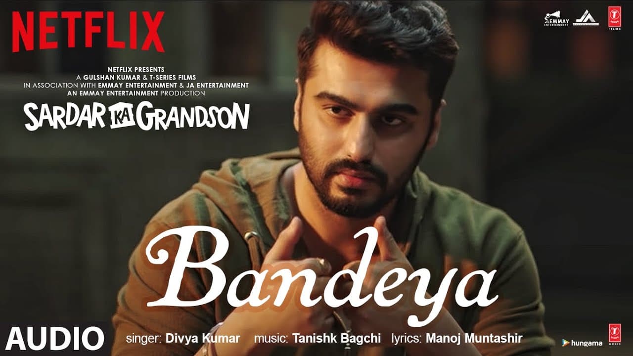 Bandeya (Audio)| Sardar Ka Grandson |Arjun Kapoor, Rakul Preet |Divya Kumar | Tanishk Bagchi,Manoj M