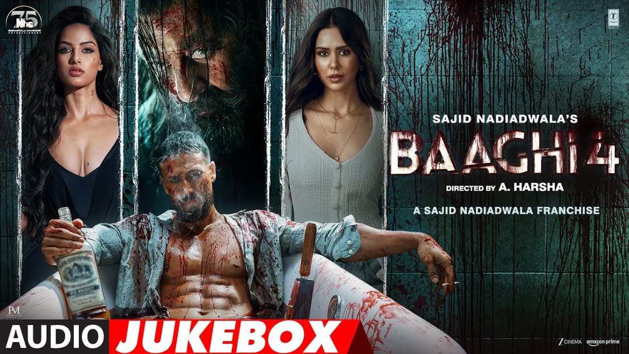 Baaghi 4 (Audio Jukebox) | Tiger Shroff, Harnaaz S, Sanjay D, Sonam B | Sajid Nadiadwala, A. Harsha