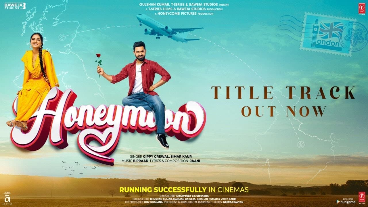 Honeymoon Title Track (Animated Video) Gippy G, Jasmin B | Simar Kaur | B Praak, Jaani | Bhushan K