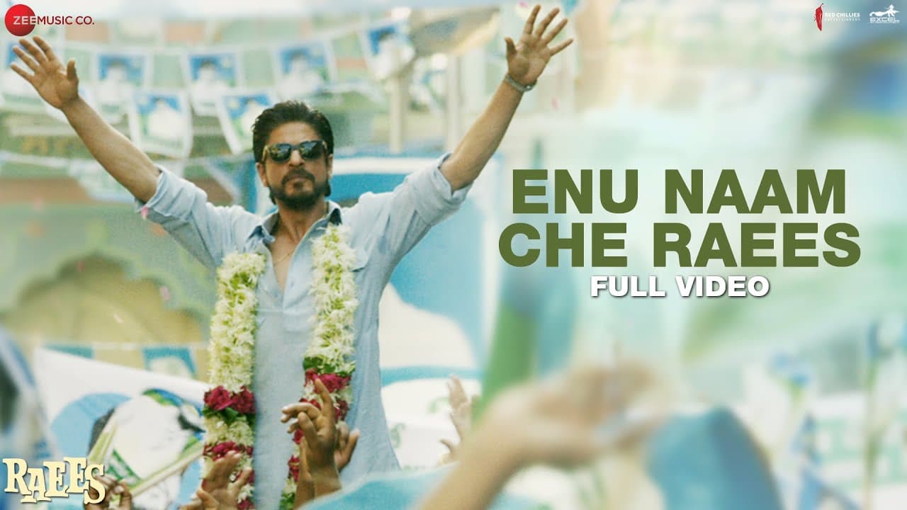 Enu Naam Che Raees - Full Video | Raees | Shah Rukh Khan | Ram Sampath & Tarannum Malik