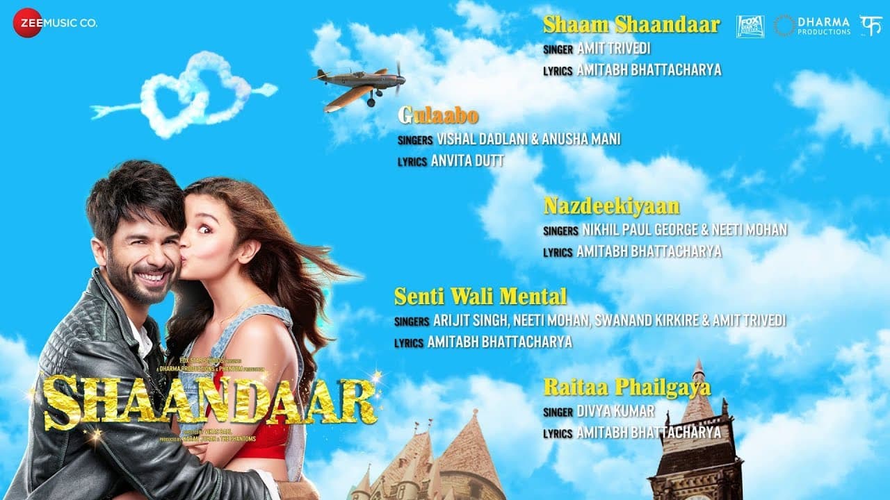 Shaandaar - Full Album - Audio Jukebox | Shahid Kapoor, Alia Bhatt & Pankaj Kapur | Amit Trivedi
