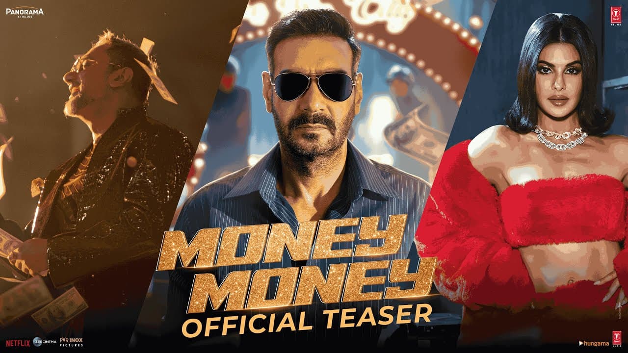 MONEY MONEY (Teaser): Ajay Devgn - Yo Yo Honey Singh | RAID 2 | Jacqueline Fernandez | Bhushan Kumar