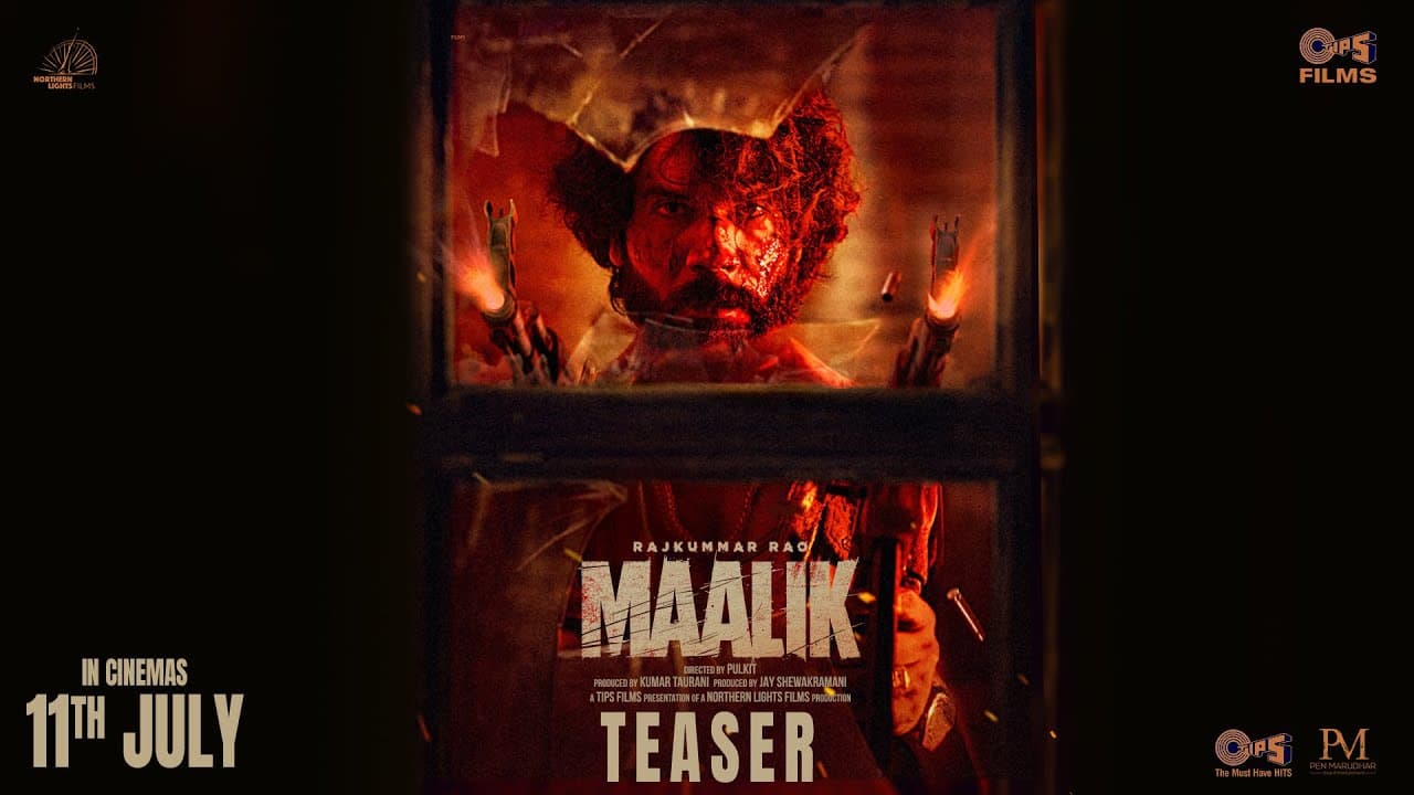 Maalik - Teaser | Rajkummar Rao | Pulkit | Kumar Taurani & Jay S | In Cinemas 11th July 2025