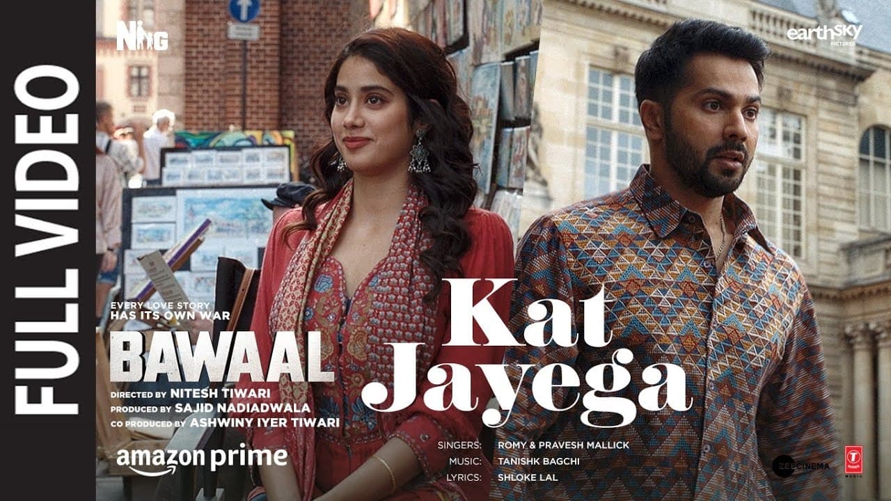 Kat Jayega (Full Video) Bawaal | Varun, Janhvi | Tanishk, Romy, Pravesh | Sajid N, Nitesh