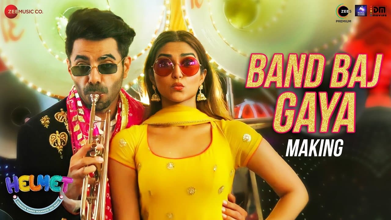 Band Baj Gaya - Making | Helmet | Aparshakti Khurana & Pranutan Bahl | Tony Kakkar | Vibhor
