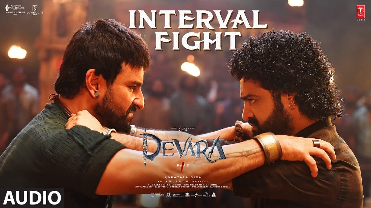 Interval Fight OST | Devara Original Sound Track - BGM | NTR | Sai Ali Khan | Anirudh Ravichander
