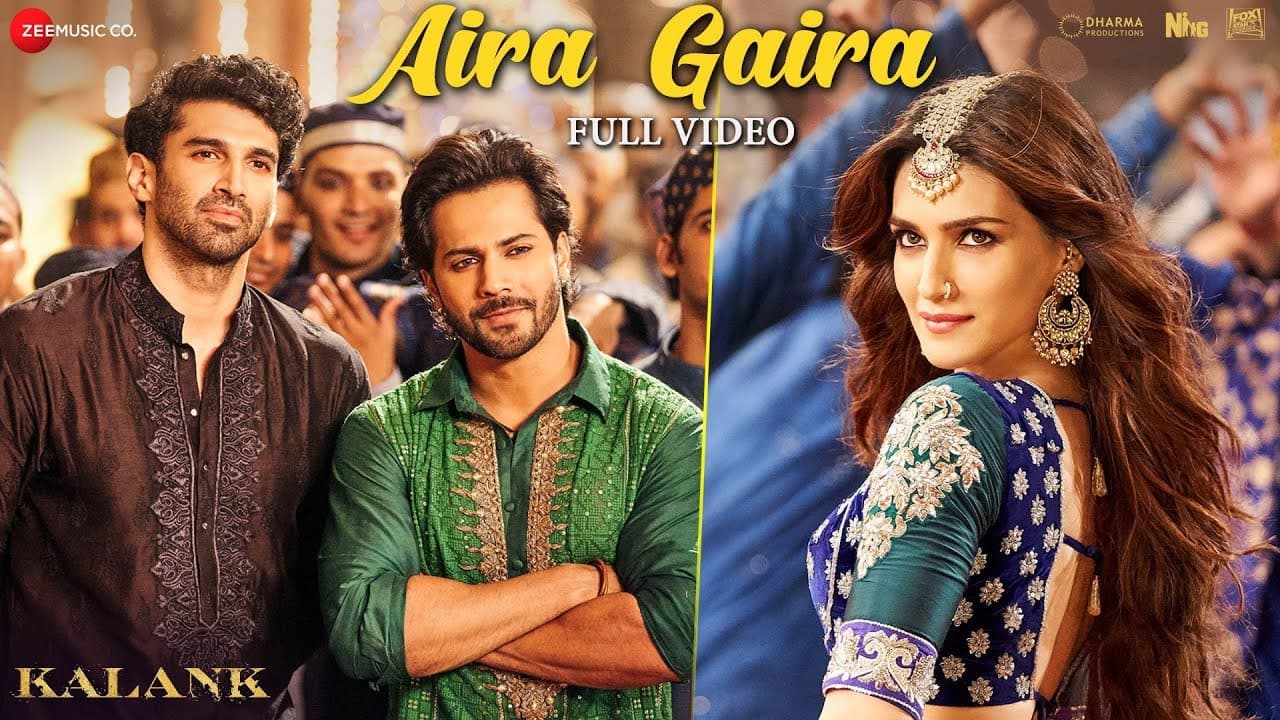 Aira Gaira - Full Video | Kalank | Kriti Varun Aditya Alia | Antara Javed Tushar | Pritam | Amitabh