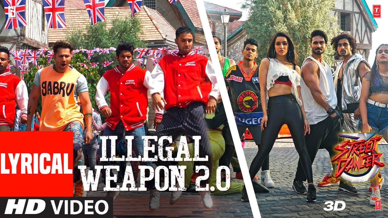 Lyrical: Illegal Weapon 2.0 - Street Dancer 3D | Varun D, Shraddha K | Tanishk B,Jasmine S,Garry S