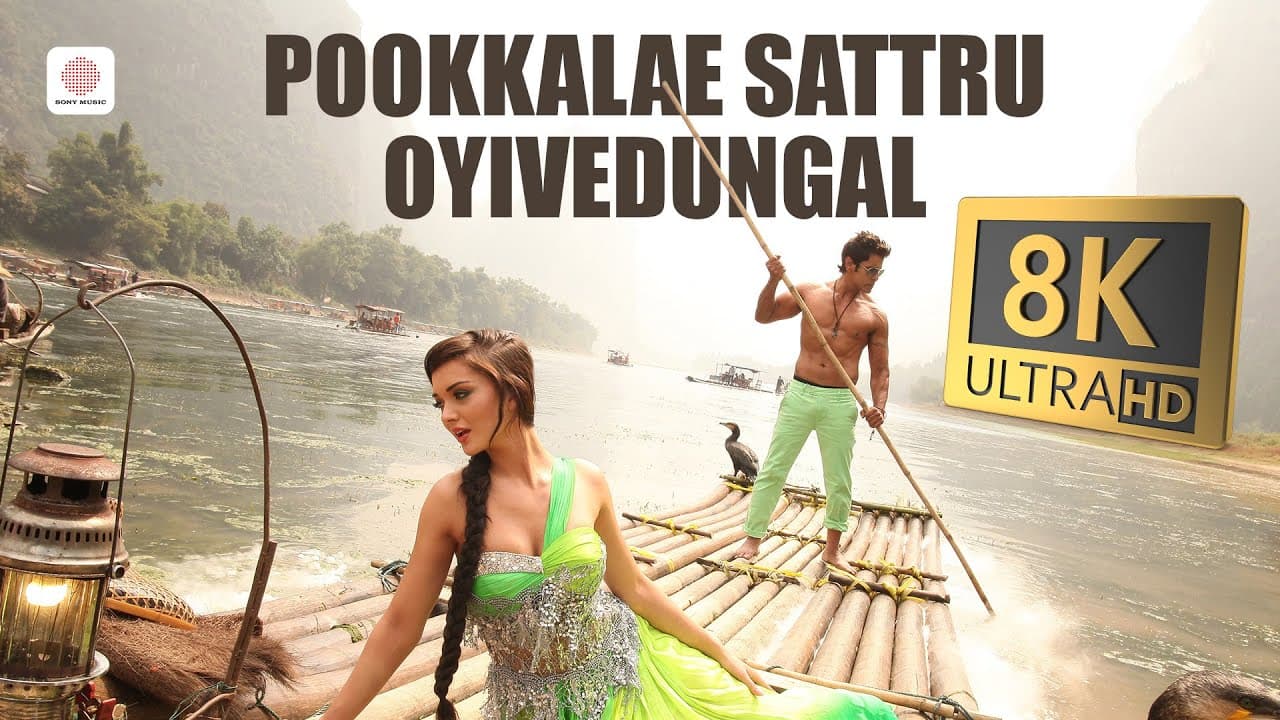 I - Pookkalae Sattru Oyivedungal 8K/4K Video Song | A. R. Rahman | Vikram, Amy Jackson