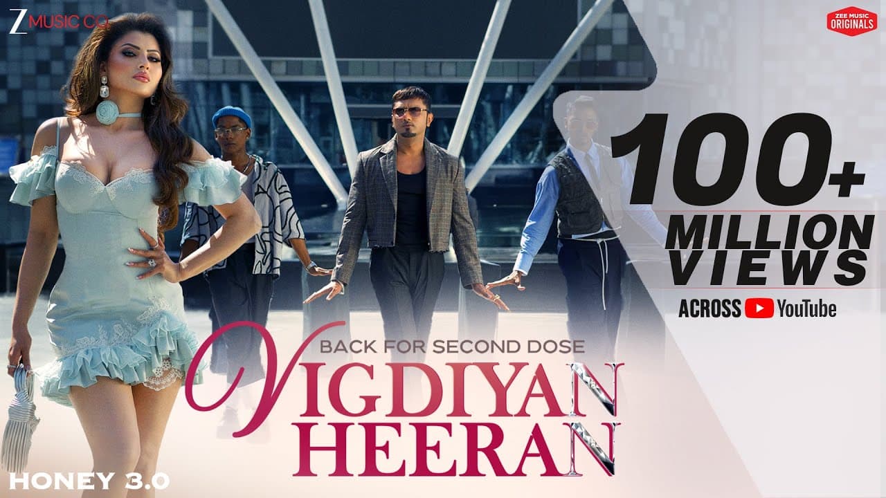 Vigdiyan Heeran - Full Video | Honey 3.0 | Yo Yo Honey Singh & Urvashi Rautela | Zee Music Originals