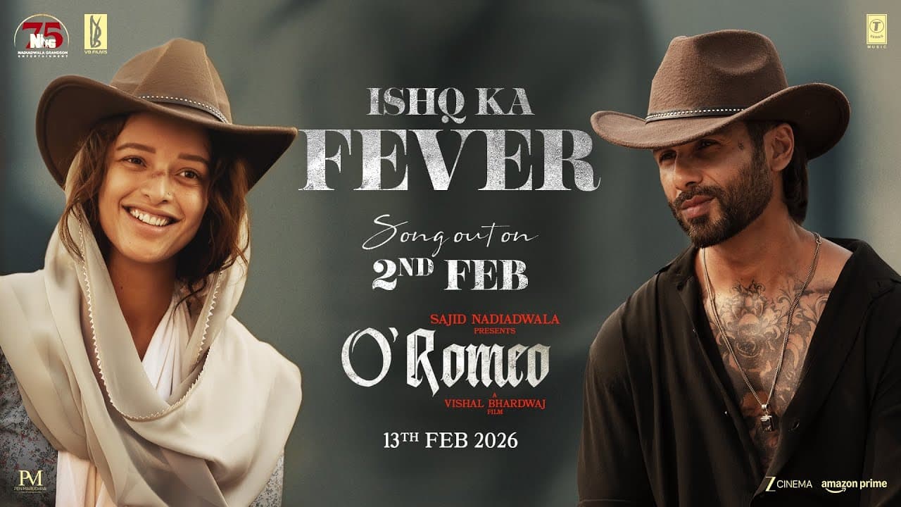O'Romeo: Ishq Ka Fever (Teaser) | Shahid K, Triptii D | Sajid N | Vishal B | Gulzar | Arijit S