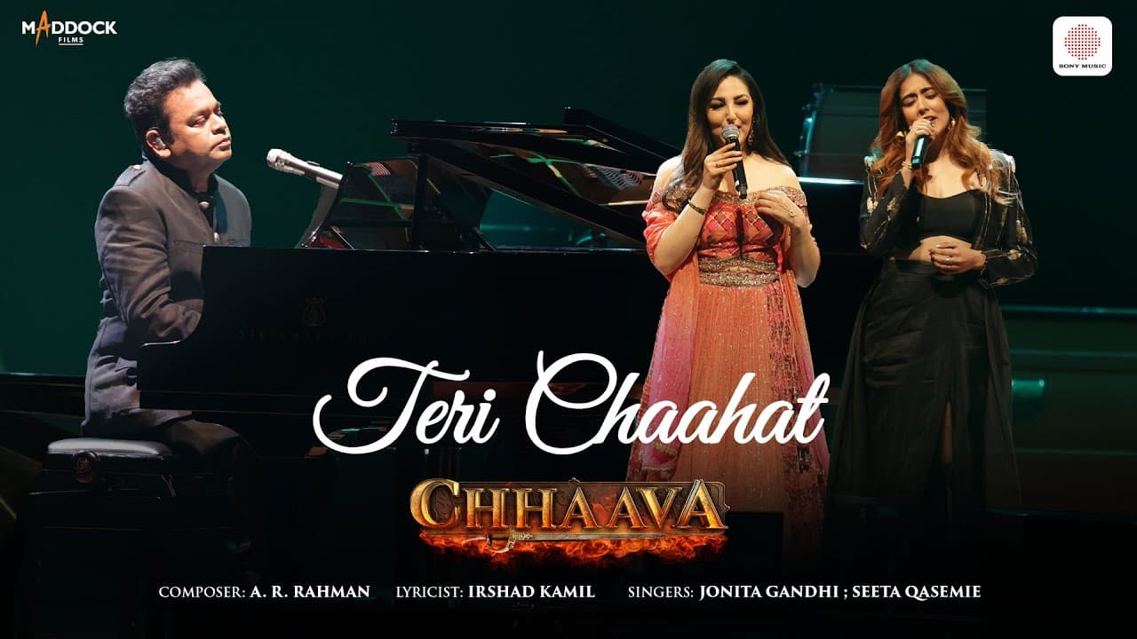 Teri Chaahat Live Video | Chhaava | Vicky Kaushal, Rashmika Mandanna | A. R. Rahman, Jonita , Seeta
