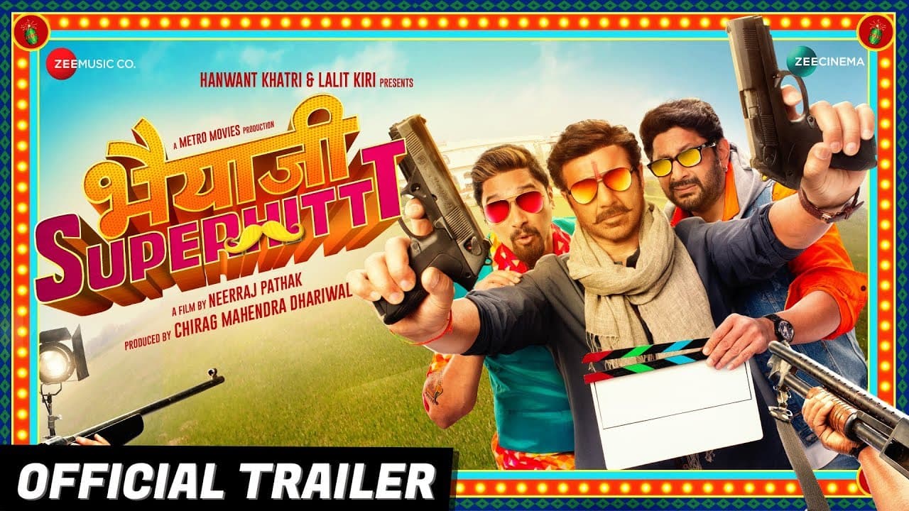 Bhaiaji Superhit - Official Trailer | Sunny Deol, Preity Zinta, Arshad Warsi & Shreyas T | Bhaiyaji