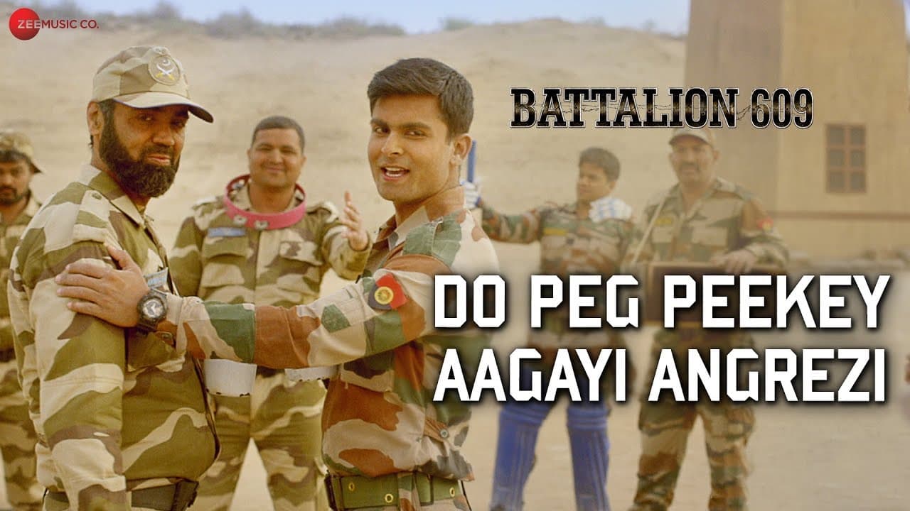 Do Peg Peekey Aagayi Angrezi | Battalion 609 | Shoaib, Vishwas, Sparsh, Jashan, Kiaan | Shailendra K