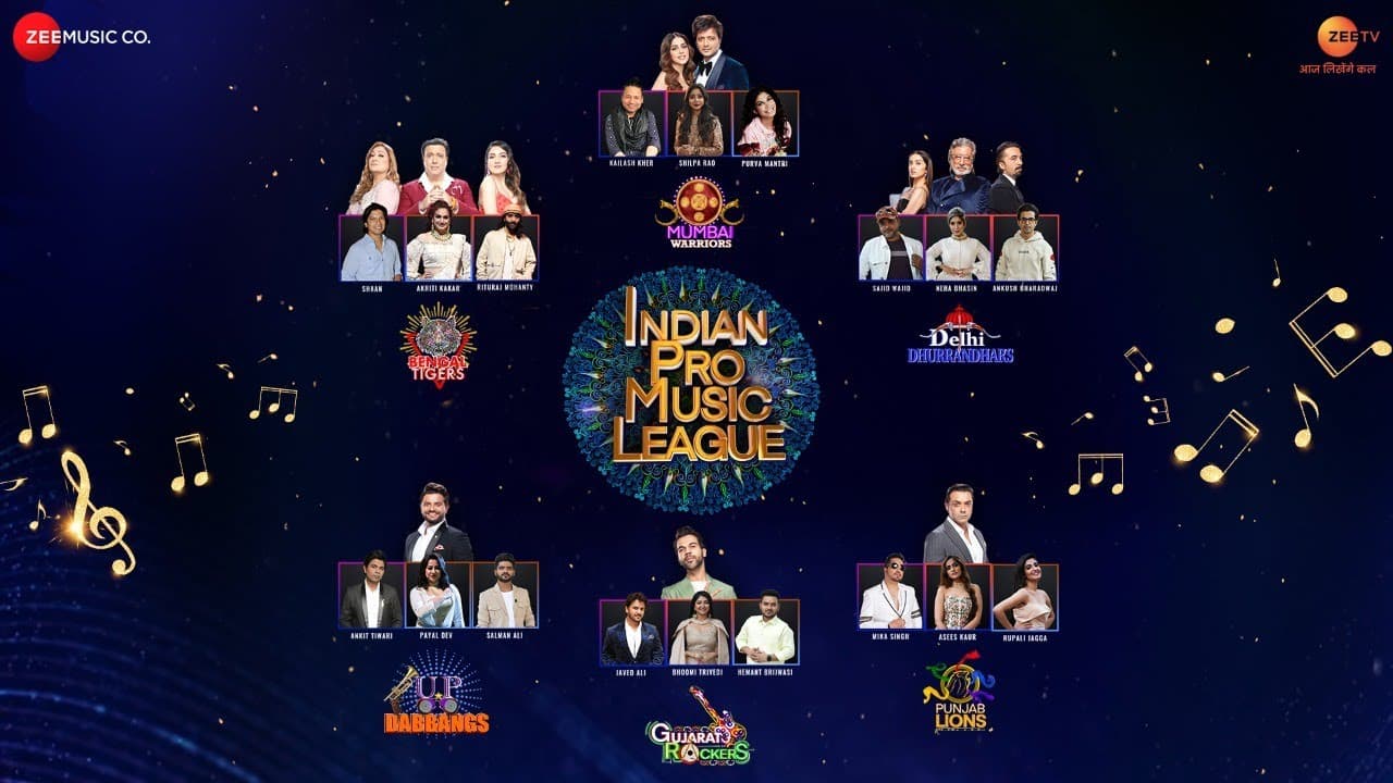 Indian Pro Music League Anthem | Sajid Wajid | Zee TV | IPML