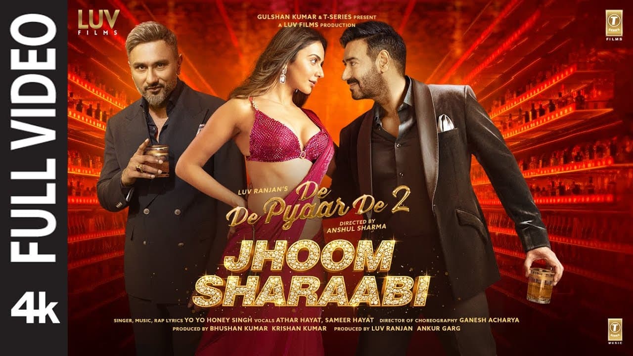 Jhoom Sharaabi (Full Video) – De De Pyaar De 2 | Ajay Devgn, Rakul Preet Singh | Yo Yo Honey Singh