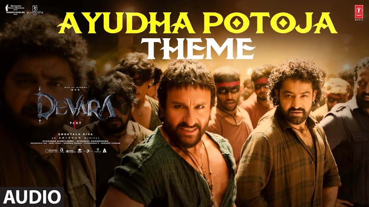 Ayudha Pooja Theme OST | Devara Original Sound Track - BGM | NTR, Sai Ali Khan | Anirudh Ravichander