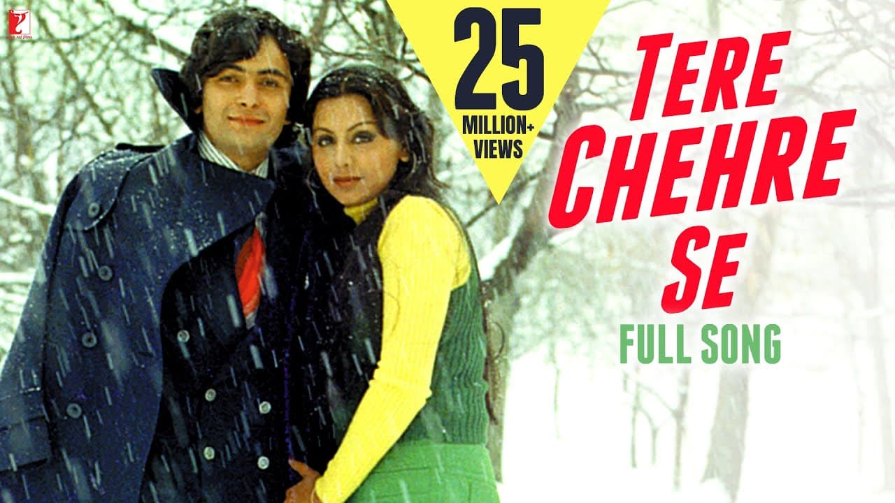 Tere Chehre Se Full Song | Kabhi Kabhie | Rishi Kapoor, Neetu Singh | Kishore Kumar, Lata Mangeshkar